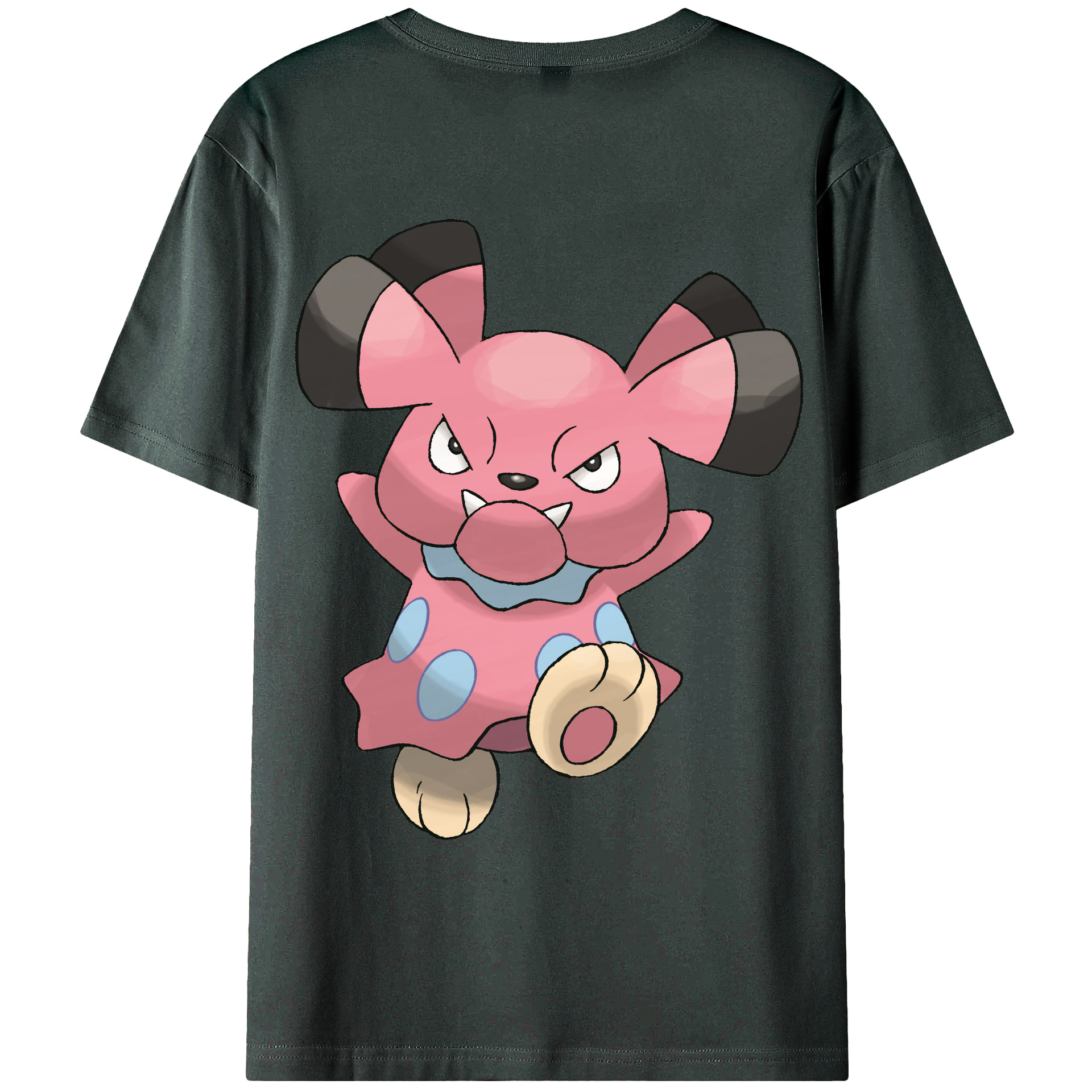（画像用） ポケットモンスター Pokémon 綿100％ メンズ半袖Tシャツ（バックプリント） 通気性